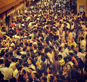 Scenes at Rajiv Chowk Metro Station